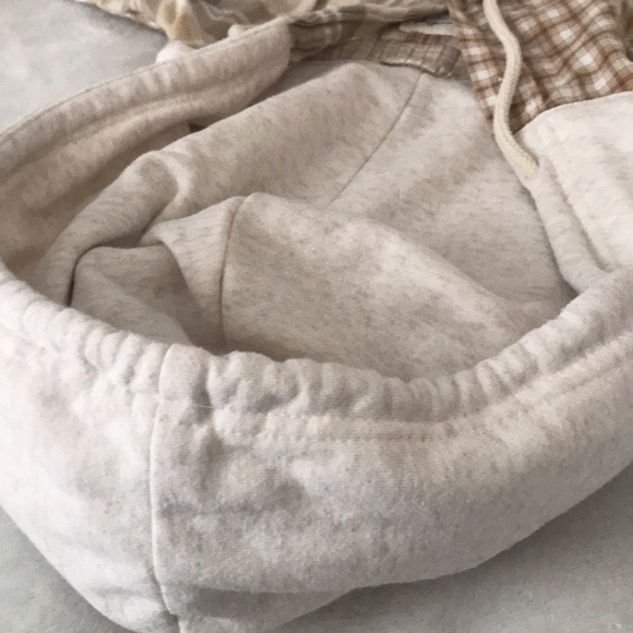 American Eagle fannel button down hoodie - Picture 4 of 5